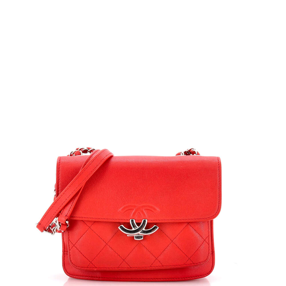 Chanel Cc Box Flap Bag Quilted Calfskin #260930C25B